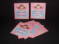 Fairy Rectangular food labels